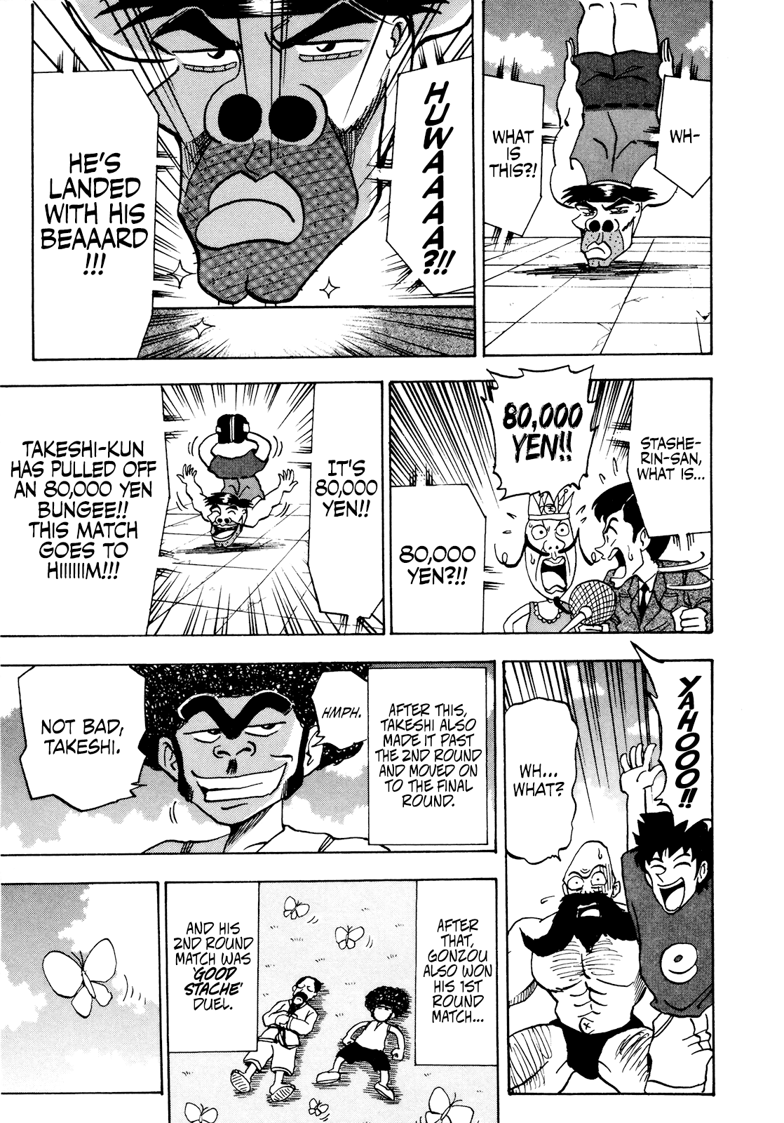Seikimatsu Leader Den Takeshi! Chapter 48 page 15 - Chapter 48: The Curtain Opens on the Mustachelympics!!