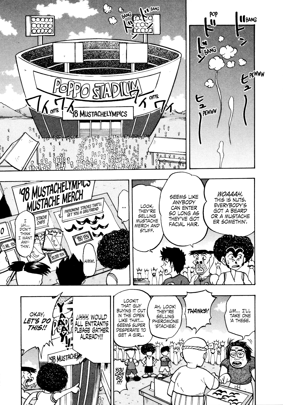 Seikimatsu Leader Den Takeshi! Chapter 48 page 3 - Chapter 48: The Curtain Opens on the Mustachelympics!!