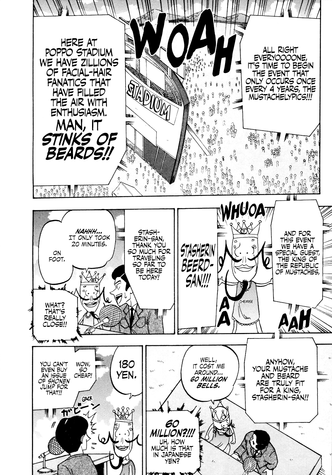 Seikimatsu Leader Den Takeshi! Chapter 48 page 4 - Chapter 48: The Curtain Opens on the Mustachelympics!!