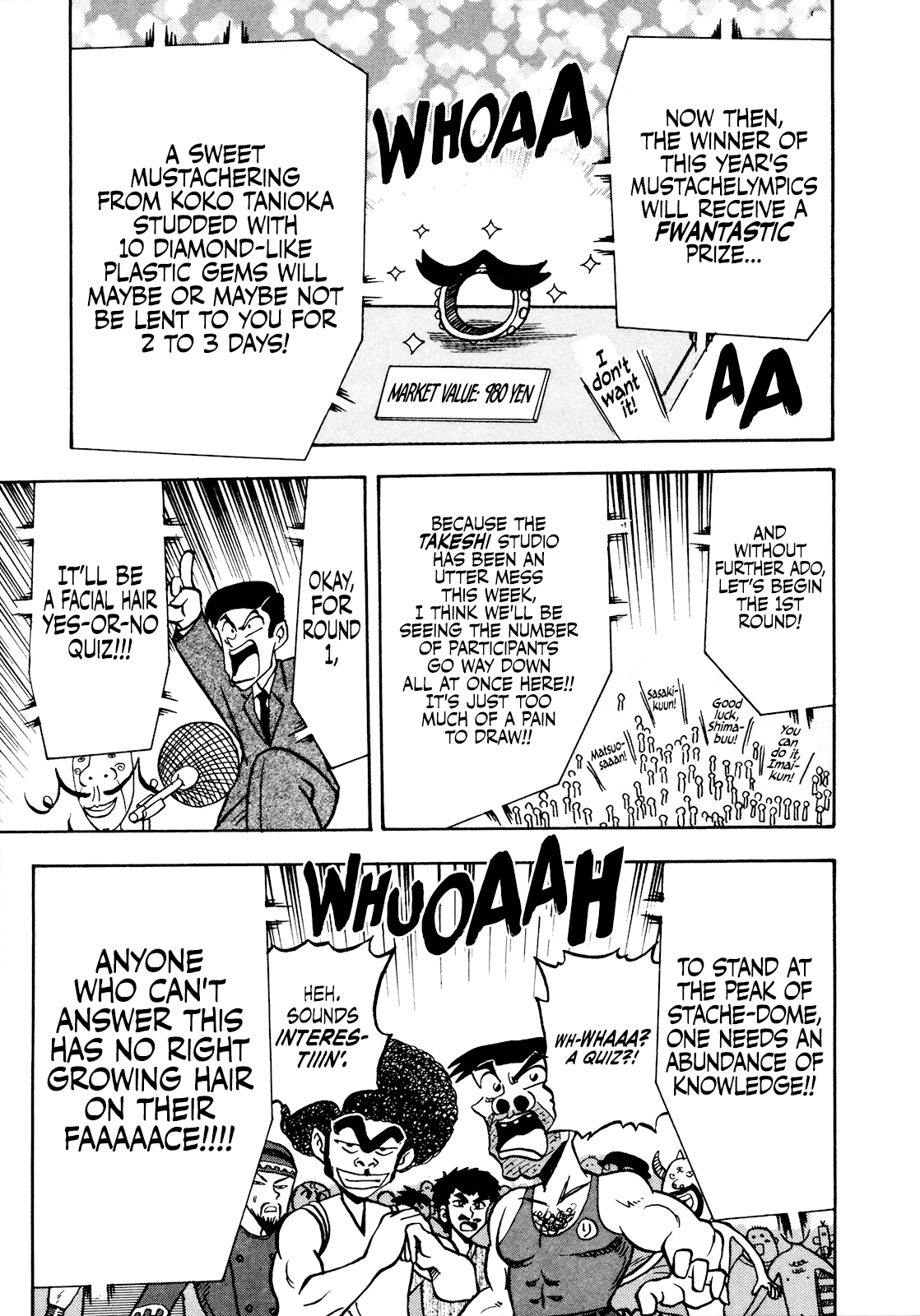 Seikimatsu Leader Den Takeshi! Chapter 48 page 5 - Chapter 48: The Curtain Opens on the Mustachelympics!!