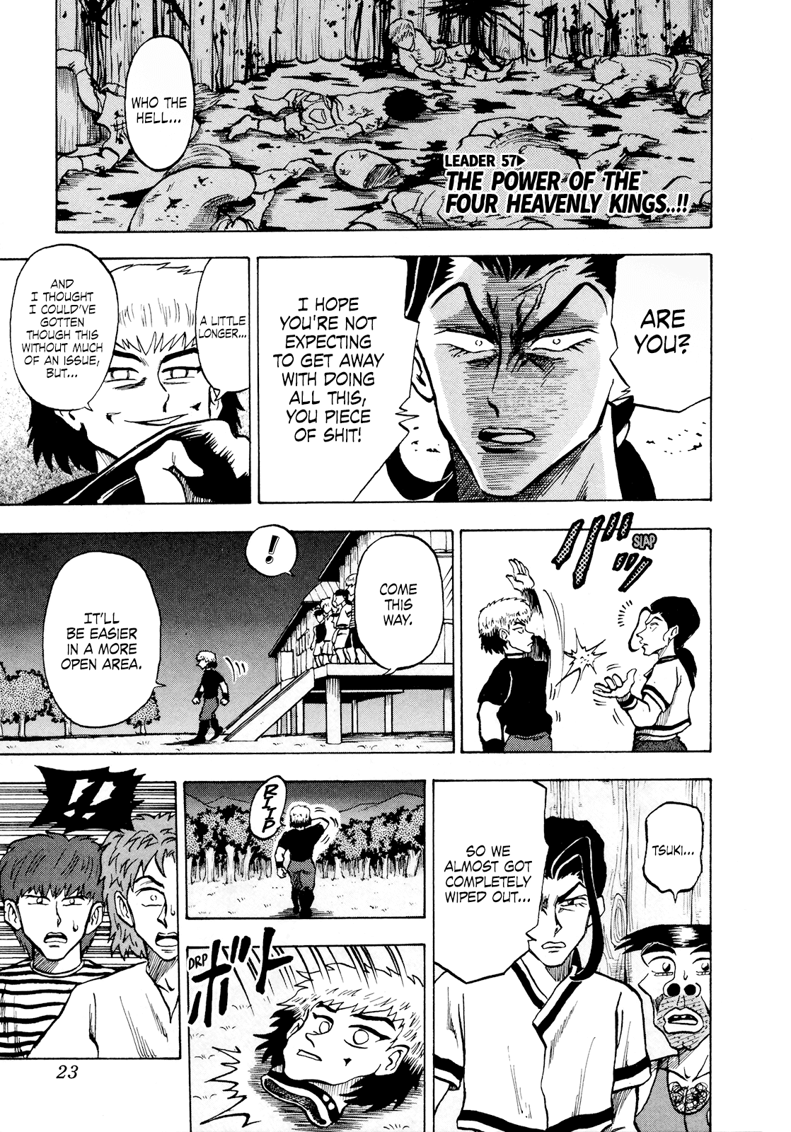 Seikimatsu Leader Den Takeshi! Chapter 57 page 1 - Chapter 57: The Power of the Four Heavenly Kings...!!