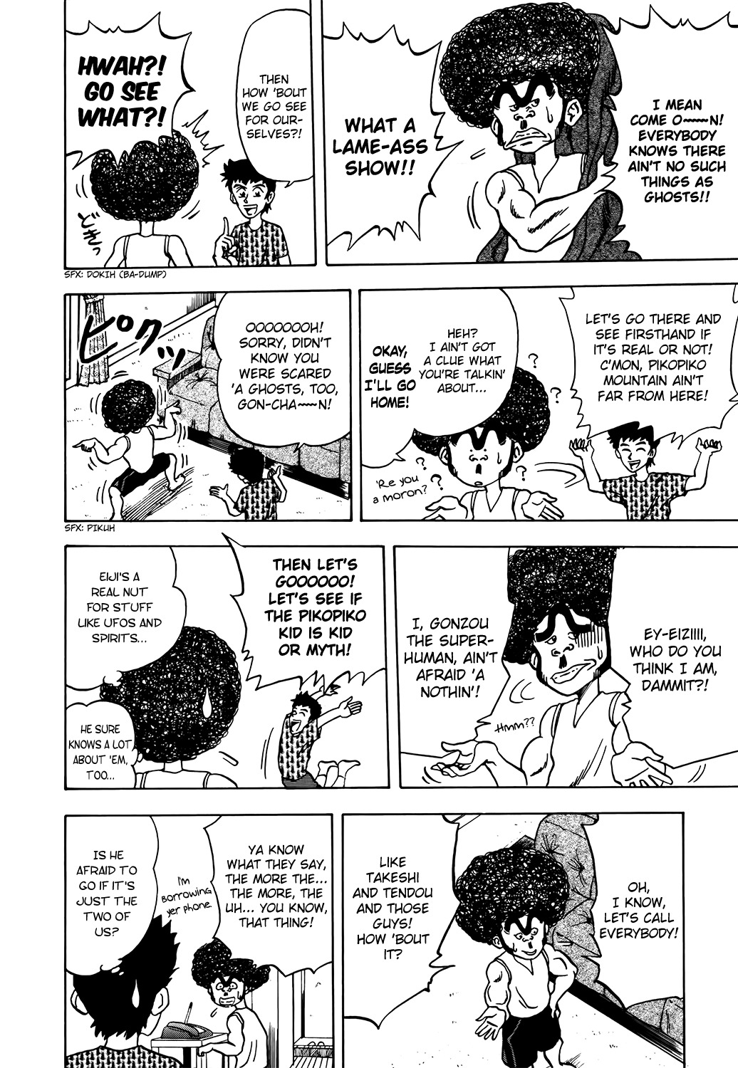 Seikimatsu Leader Den Takeshi! Chapter 6 page 4 - Chapter 6: The Terror of Pikopiko Mountain...!!