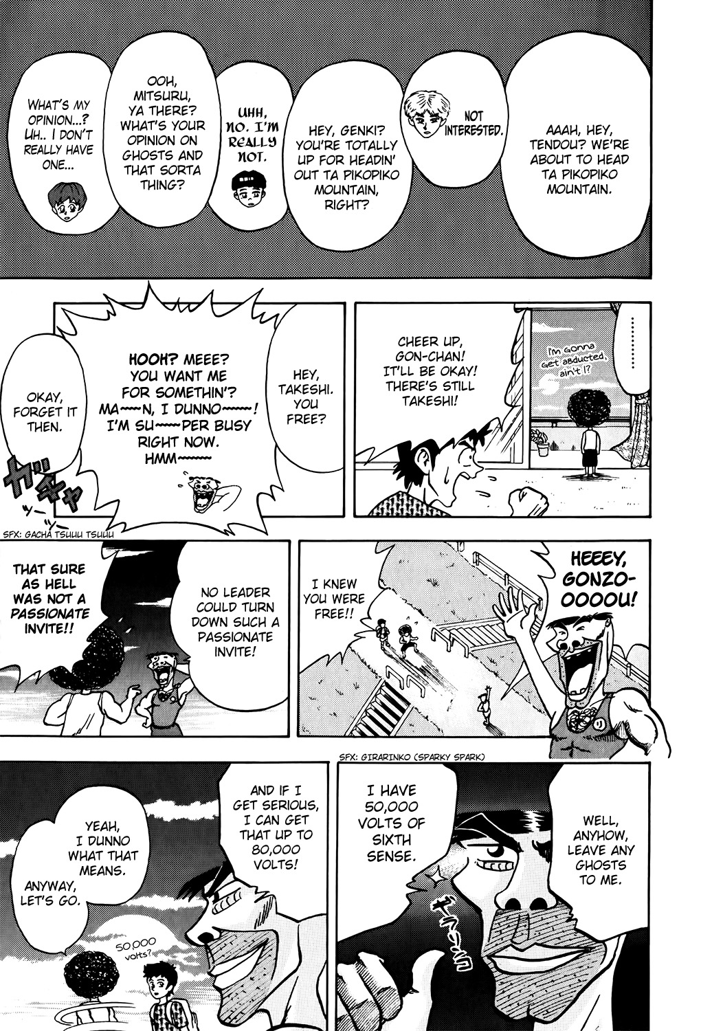 Seikimatsu Leader Den Takeshi! Chapter 6 page 5 - Chapter 6: The Terror of Pikopiko Mountain...!!