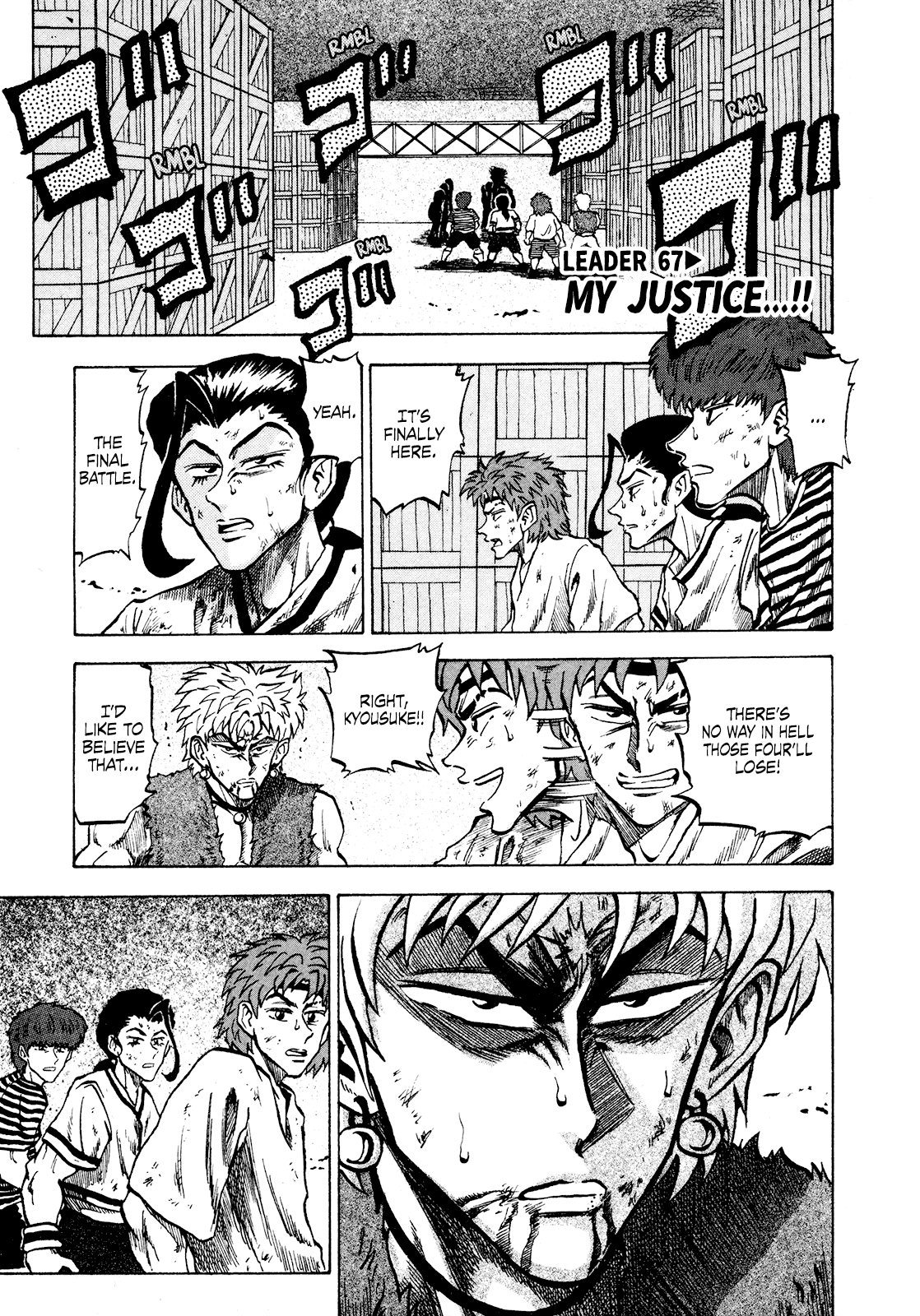 Seikimatsu Leader Den Takeshi! Chapter 67 page 1 - Chapter 67: My Justice...!!