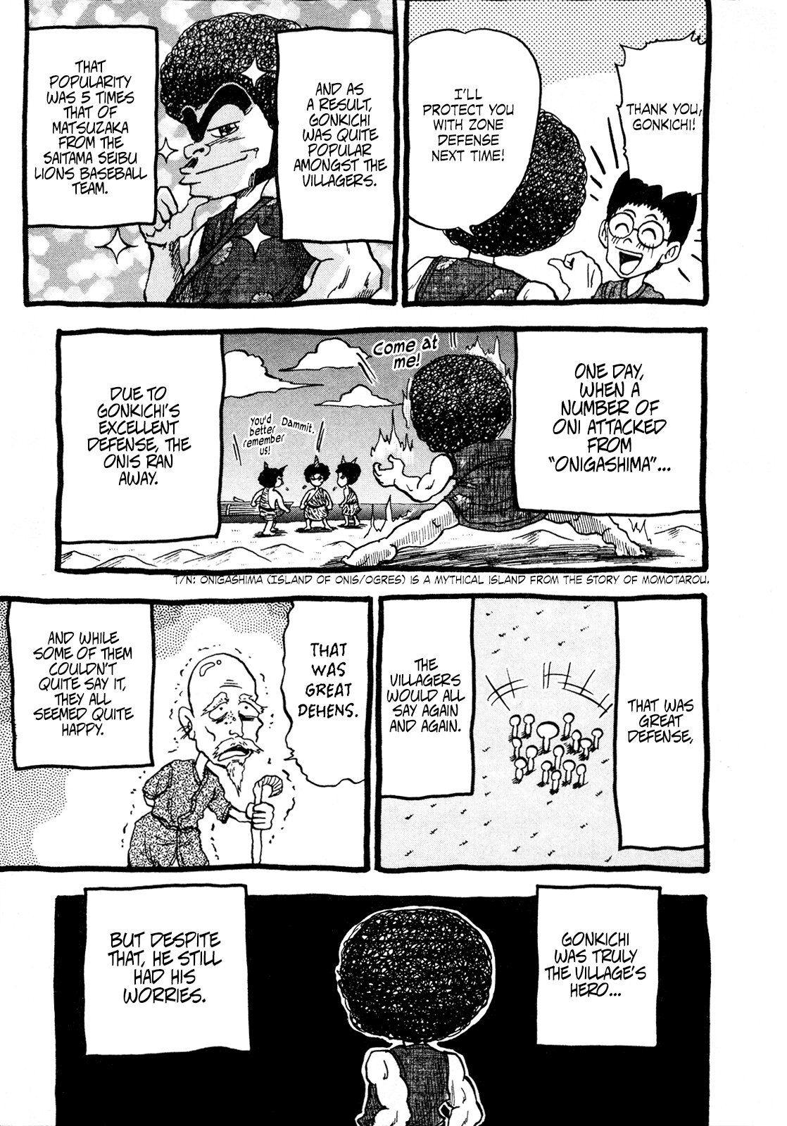 Seikimatsu Leader Den Takeshi! Chapter 87 page 3 - Chapter 87: Gonkichi and the God of Poverty