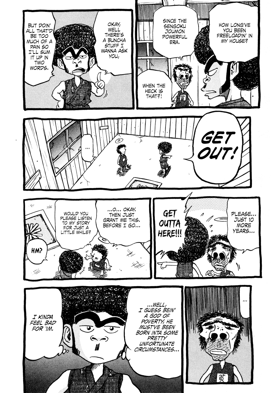 Seikimatsu Leader Den Takeshi! Chapter 87 page 6 - Chapter 87: Gonkichi and the God of Poverty