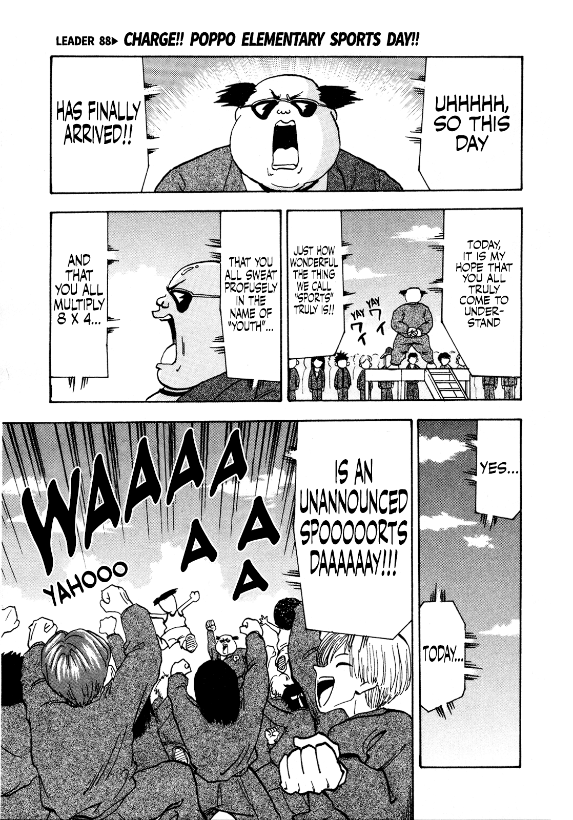 Seikimatsu Leader Den Takeshi! Chapter 88 page 1 - Chapter 88: Charge!! Poppo Elementary Sports Day!!