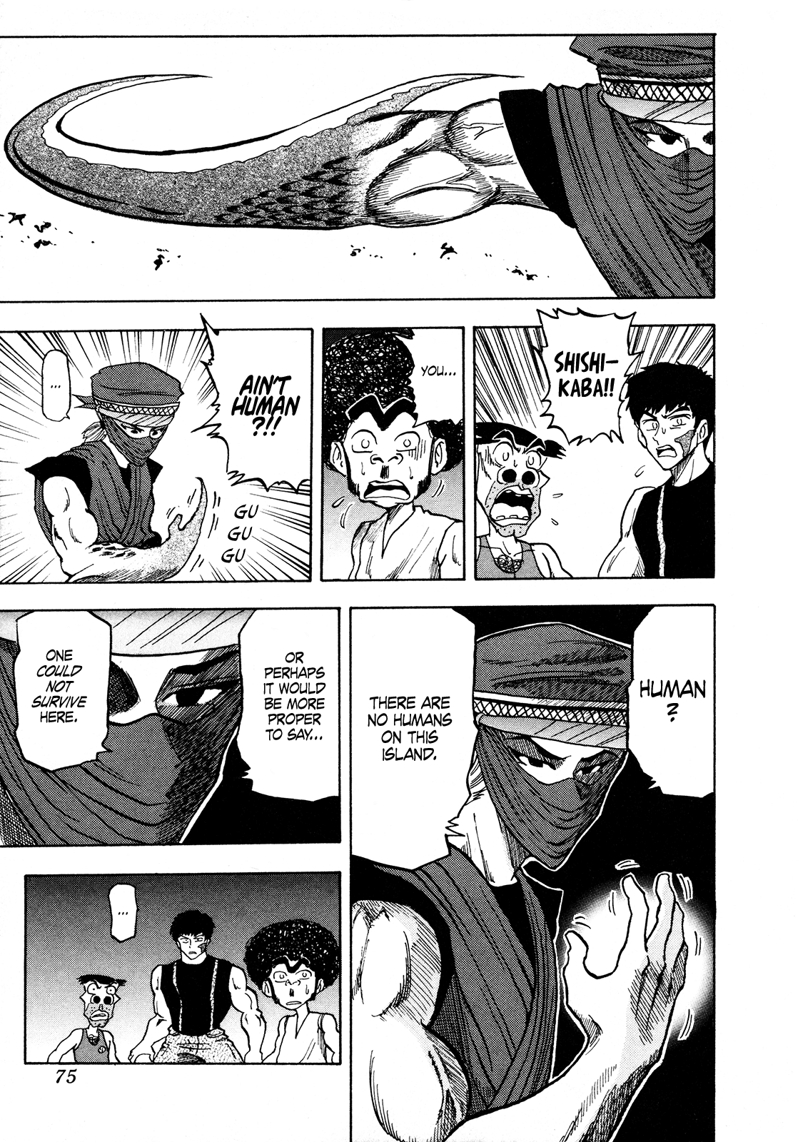 Seikimatsu Leader Den Takeshi! Chapter 97 page 13 - Chapter 97: Shishikaba of Guts Island!!