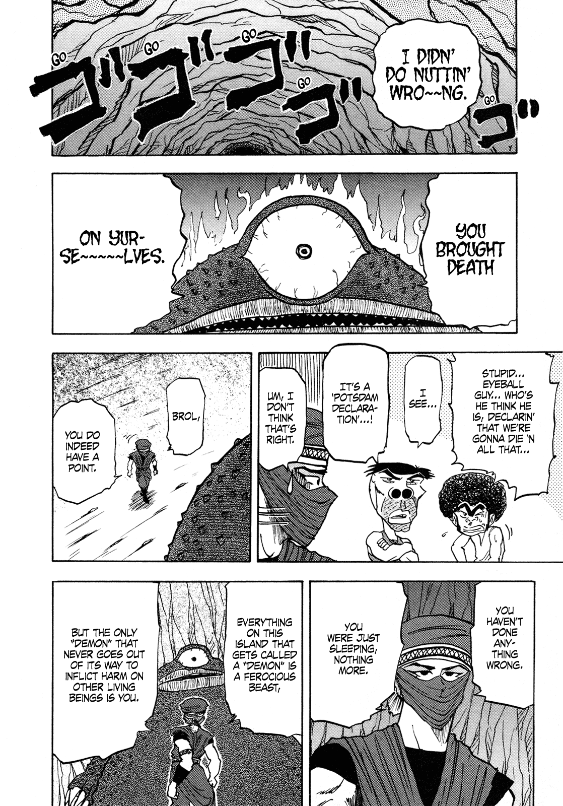 Seikimatsu Leader Den Takeshi! Chapter 99 page 10 - Chapter 99: The Bloodcurdling Sound Beast, Brol!!