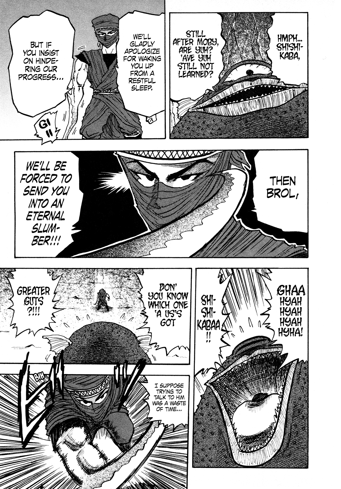 Seikimatsu Leader Den Takeshi! Chapter 99 page 11 - Chapter 99: The Bloodcurdling Sound Beast, Brol!!