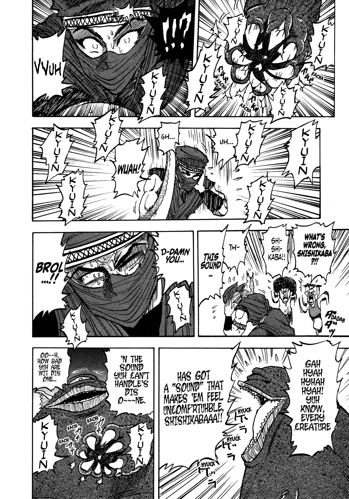 Seikimatsu Leader Den Takeshi! Chapter 99 page 12 - Chapter 99: The Bloodcurdling Sound Beast, Brol!!