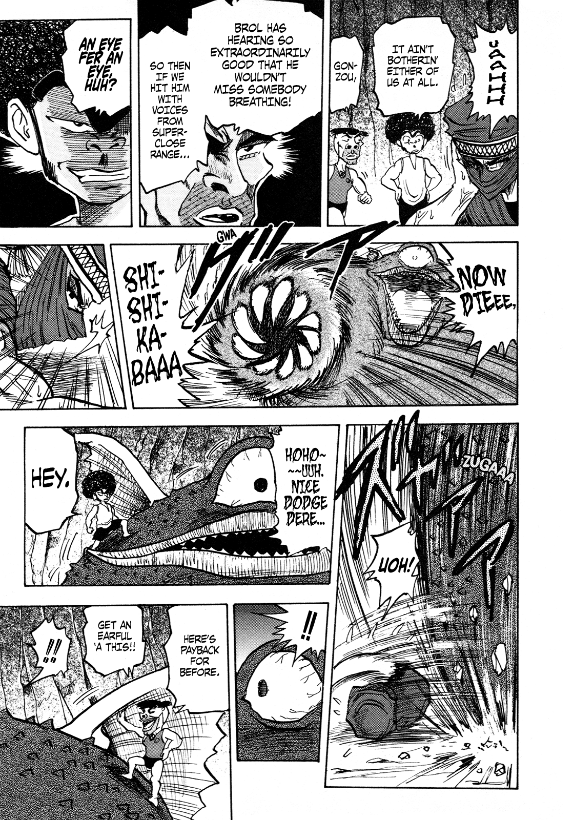 Seikimatsu Leader Den Takeshi! Chapter 99 page 13 - Chapter 99: The Bloodcurdling Sound Beast, Brol!!