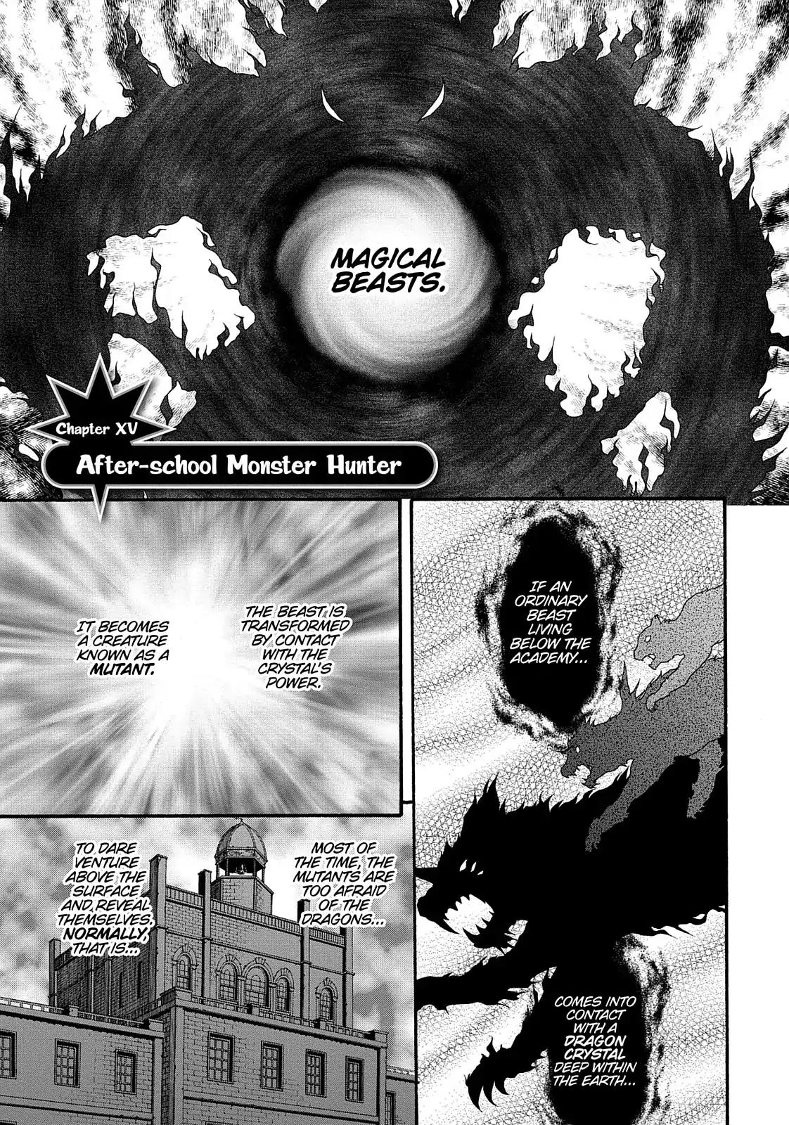 Seikoku no Ryuu Kishi Chapter 15 page 1 - Chapter 15: After-school Monster Hunter
