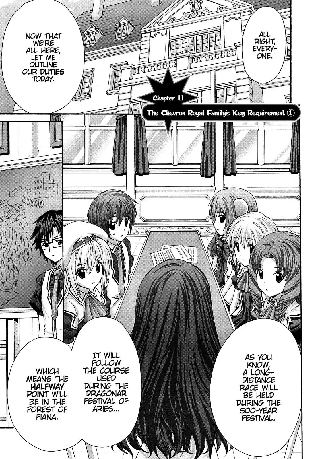 Seikoku no Ryuu Kishi Chapter 51 page 1 - Chapter 51: The Chevron Royal Family's Key Requirement 1