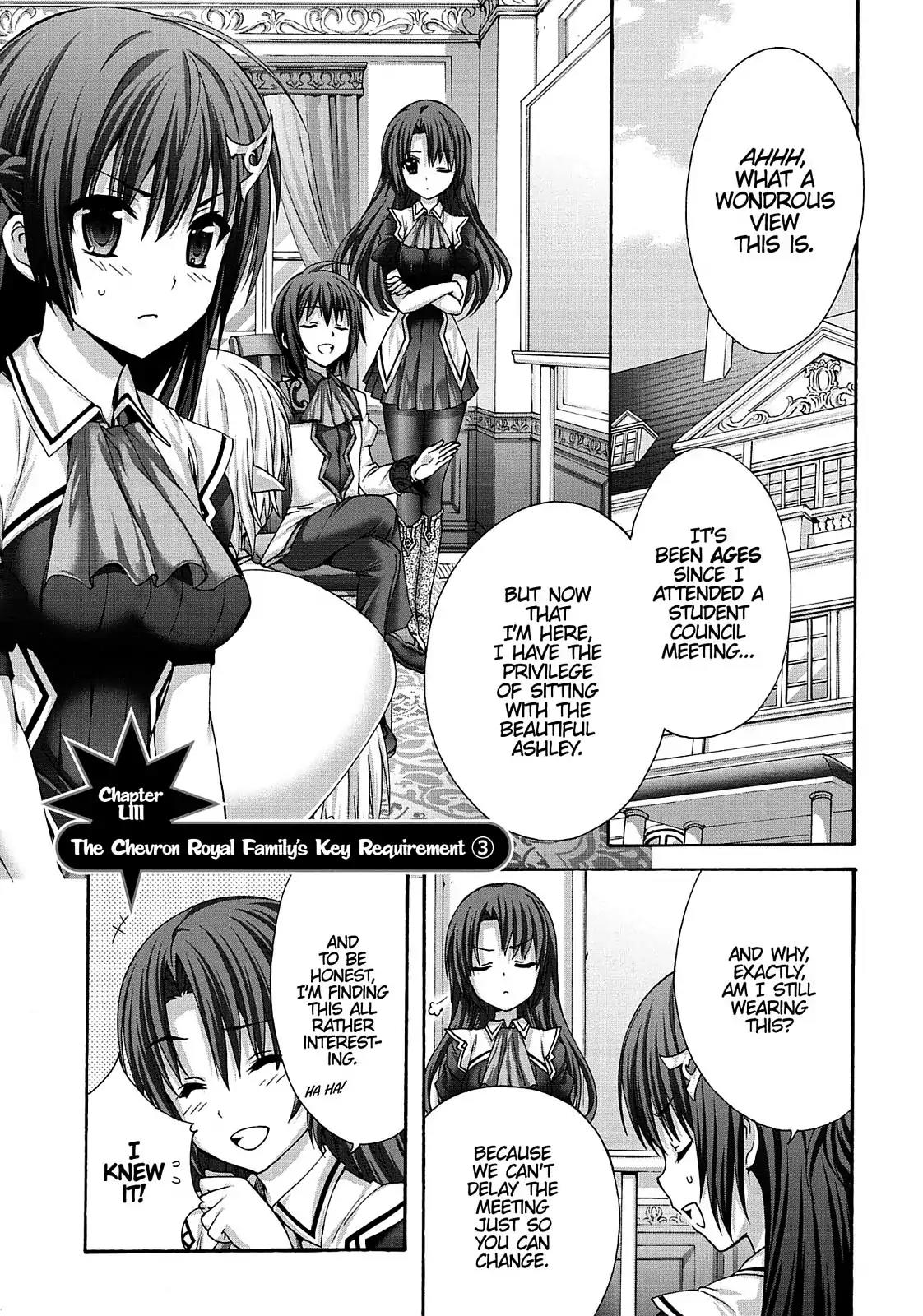 Seikoku no Ryuu Kishi Chapter 53 page 1 - Chapter 53: The Chevron Royal Family's Key Requirement 3