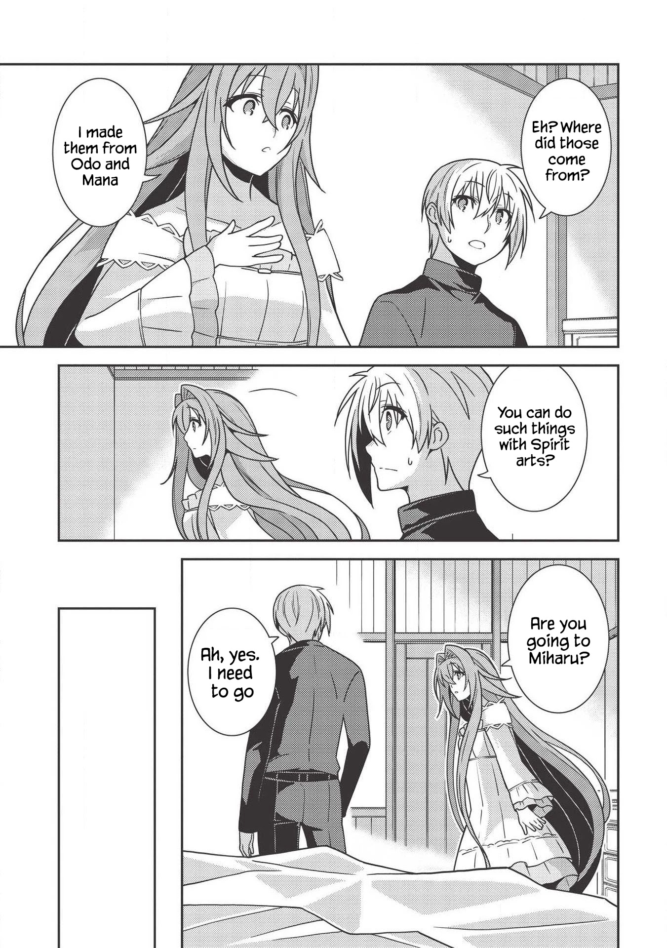 Seirei Gensouki - Konna Sekai de Deaeta Kimi ni (MINAZUKI Futago) Chapter 36 page 13 - Chapter 36: Haruto's Contracted Spirit