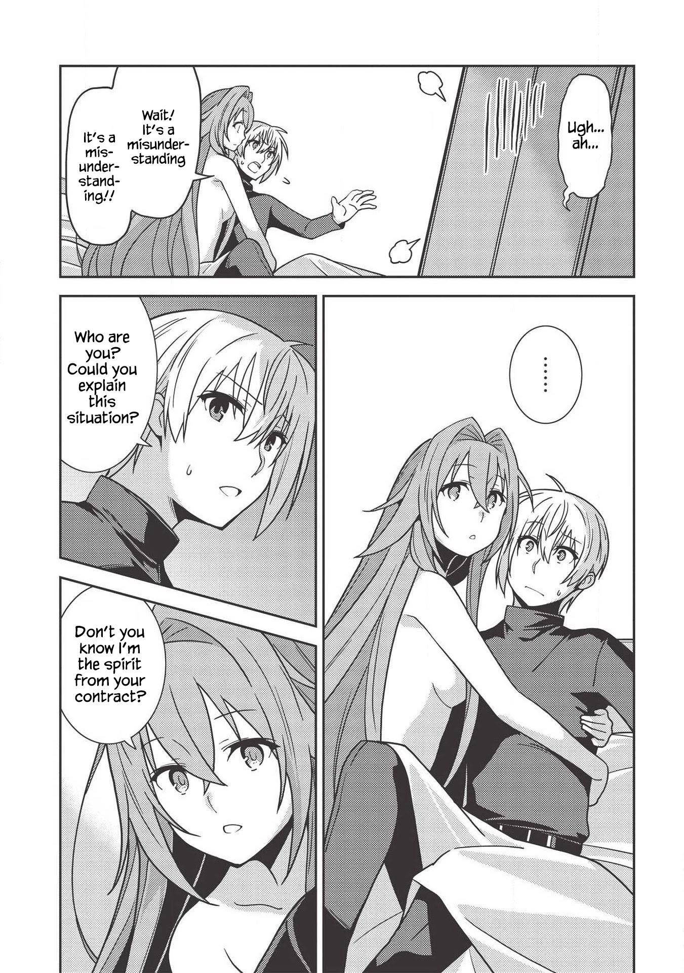Seirei Gensouki - Konna Sekai de Deaeta Kimi ni (MINAZUKI Futago) Chapter 36 page 7 - Chapter 36: Haruto's Contracted Spirit
