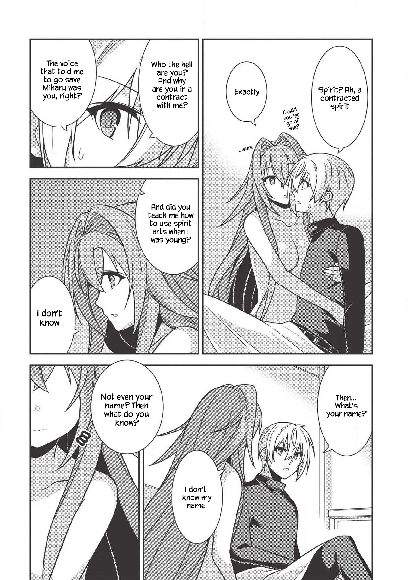 Seirei Gensouki - Konna Sekai de Deaeta Kimi ni (MINAZUKI Futago) Chapter 36 page 8 - Chapter 36: Haruto's Contracted Spirit