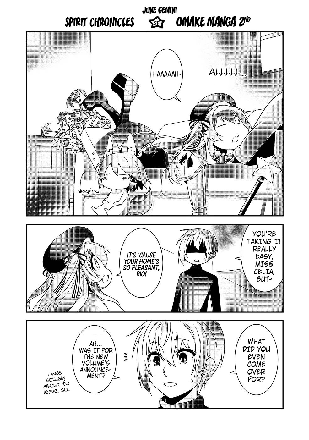 Seirei Gensouki - Konna Sekai de Deaeta Kimi ni (MINAZUKI Futago) Chapter 41.5 page 2 - Chapter 41.5: Volume 8 Omake