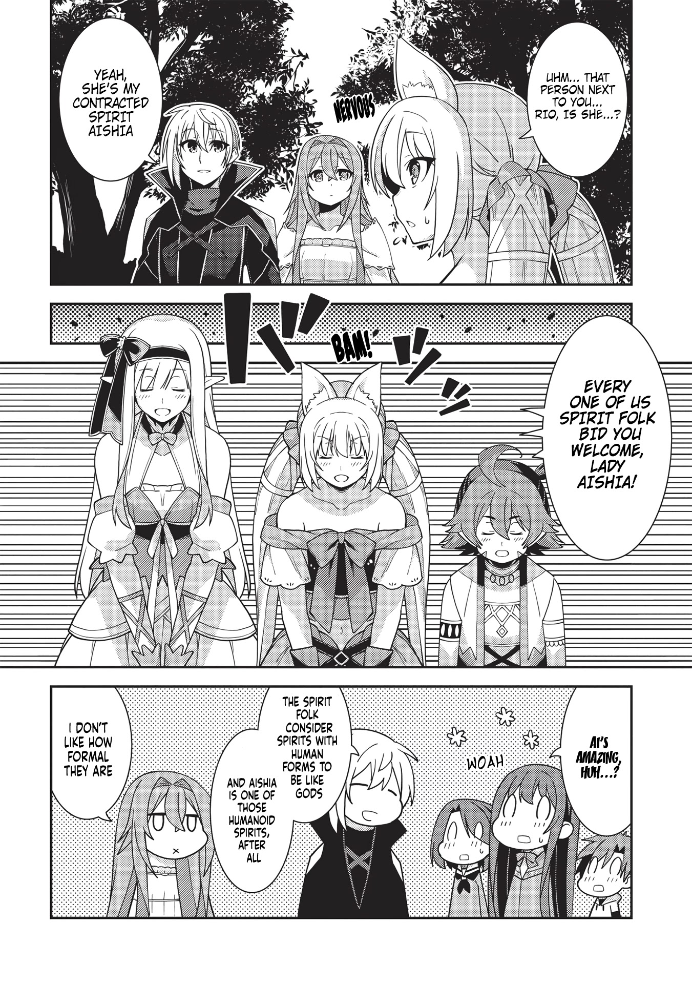 Seirei Gensouki - Konna Sekai de Deaeta Kimi ni (MINAZUKI Futago) Chapter 42 page 5 - Chapter 42: The Meeting In The Village