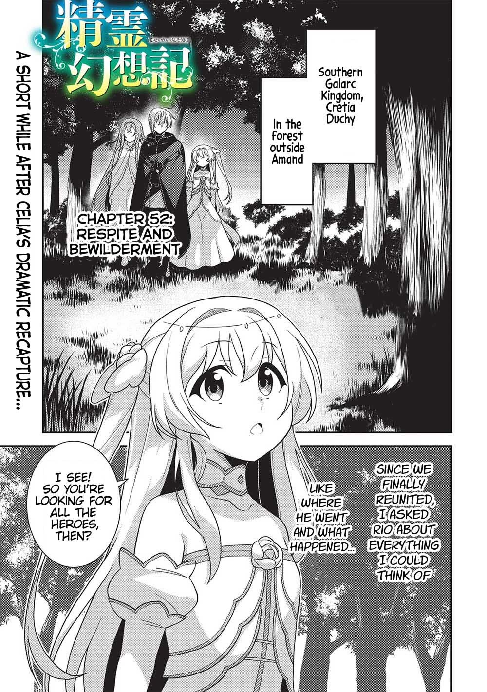 Seirei Gensouki - Konna Sekai de Deaeta Kimi ni (MINAZUKI Futago) Chapter 52 page 2 - Chapter 52: Respite And Bewilderment