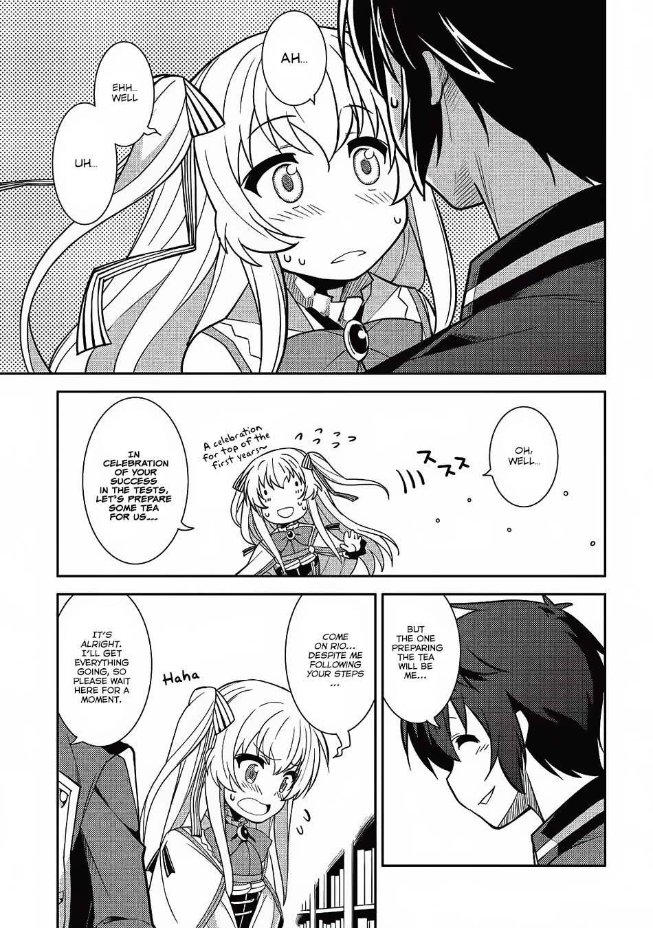 Seirei Gensouki - Konna Sekai de Deaeta Kimi ni (MINAZUKI Futago) Chapter 8 page 24 - Chapter 8: Adjacent eyes
