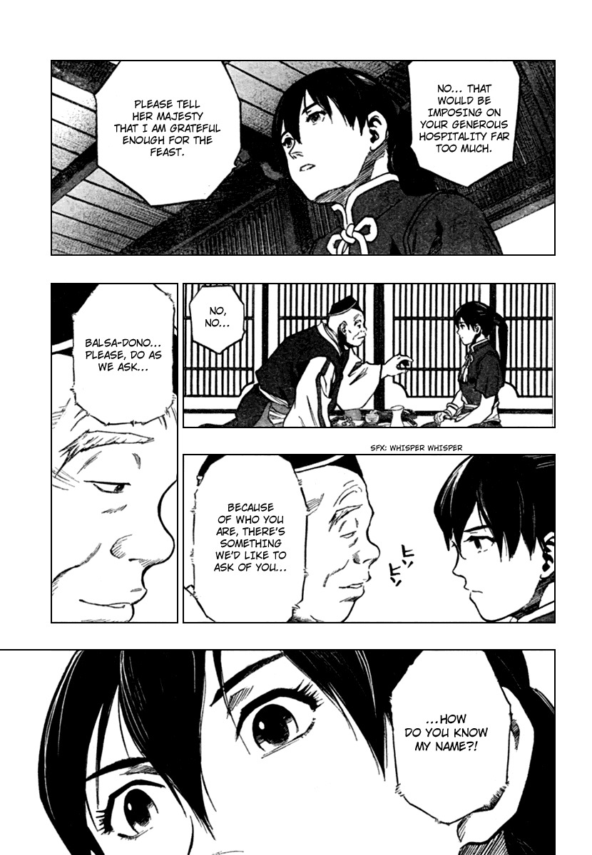 Seirei no Moribito Chapter 1 page 19 - Chapter 1: Balsa, the Female Bodyguard