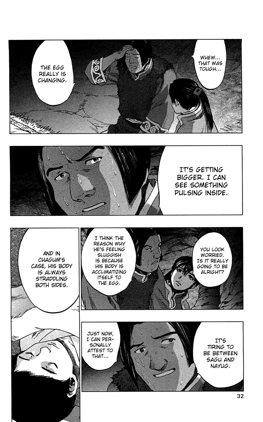 Seirei no Moribito Chapter 11 page 35 - Chapter 11: Living in the Hunting Cave in Winter