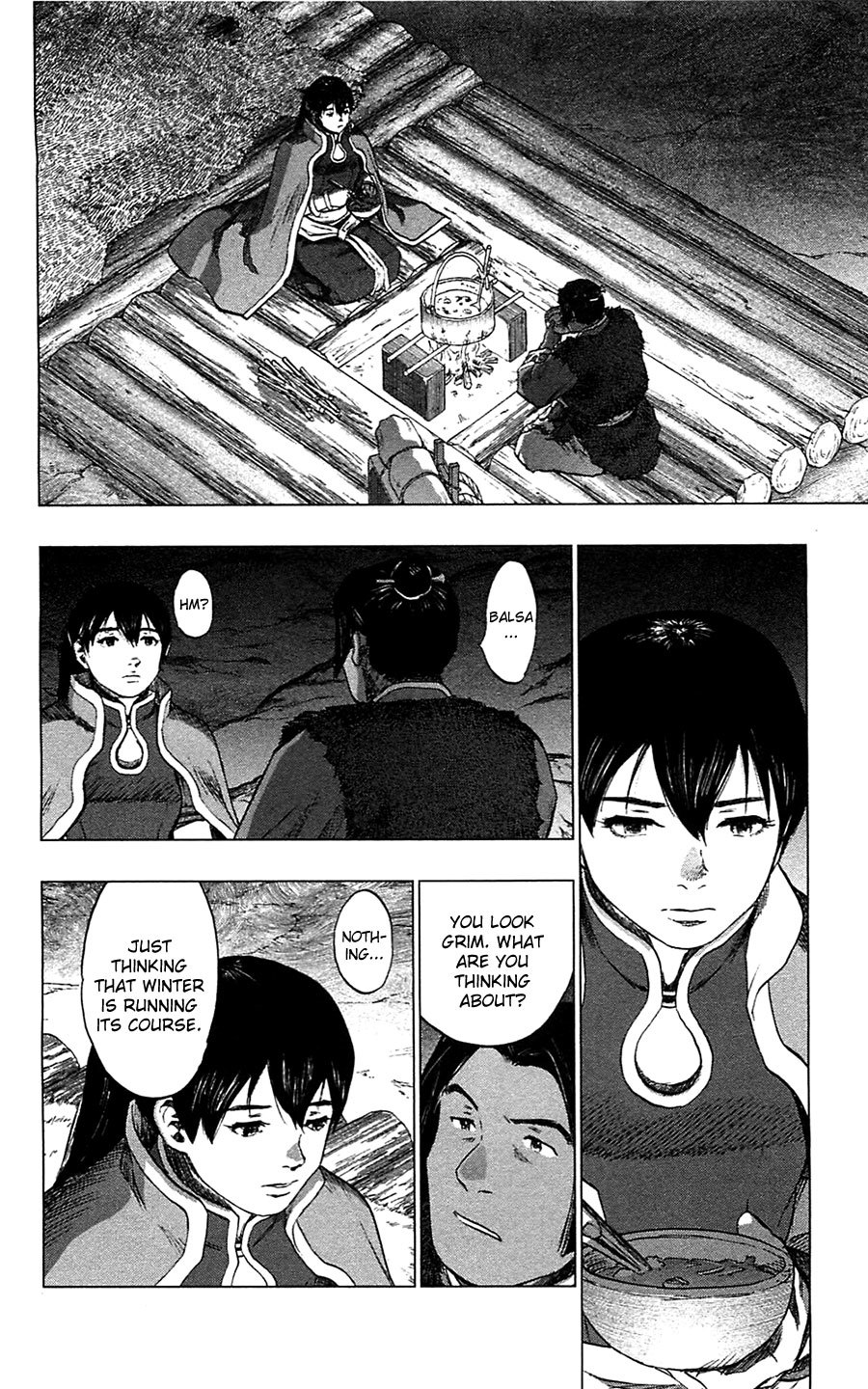 Seirei no Moribito Chapter 11 page 37 - Chapter 11: Living in the Hunting Cave in Winter