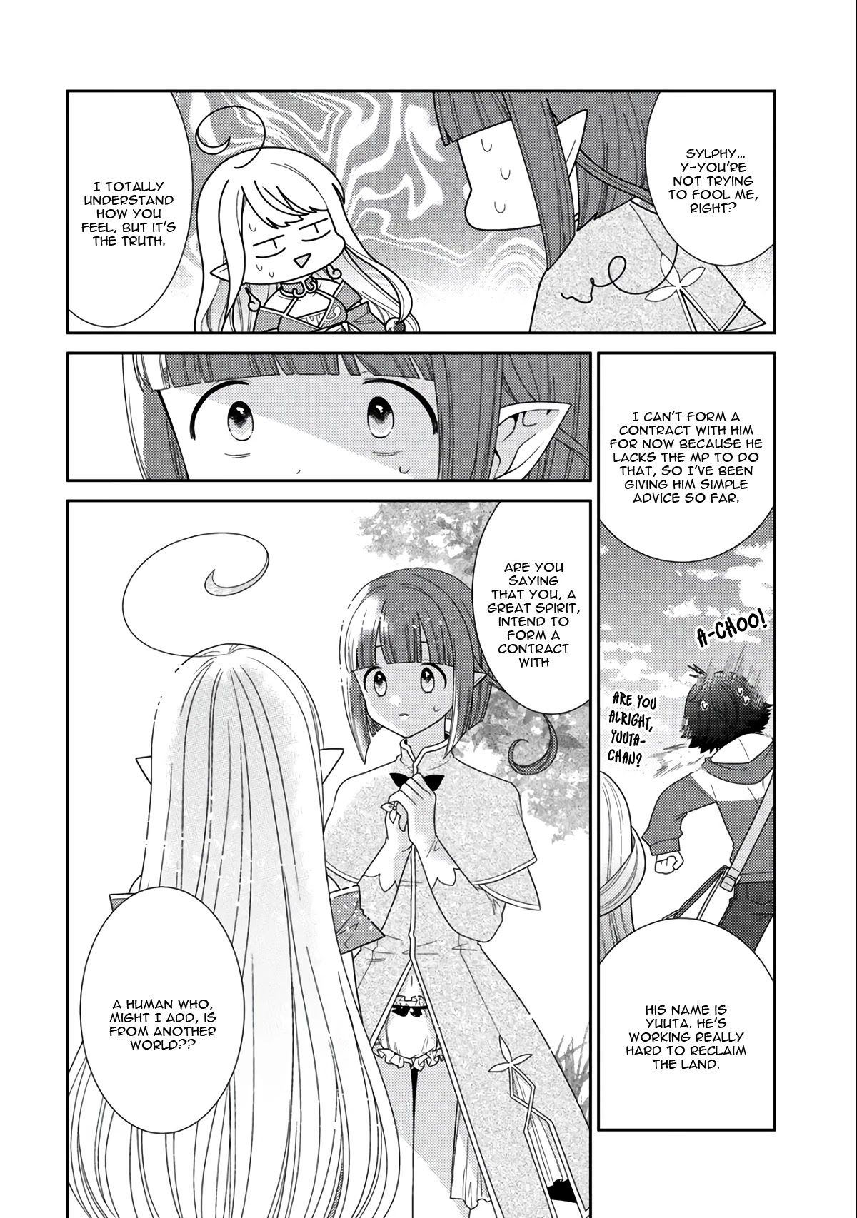 Seirei-tachi no Rakuen to Risou no Isekai Seikatsu Chapter 13 page 21 - Chapter 13