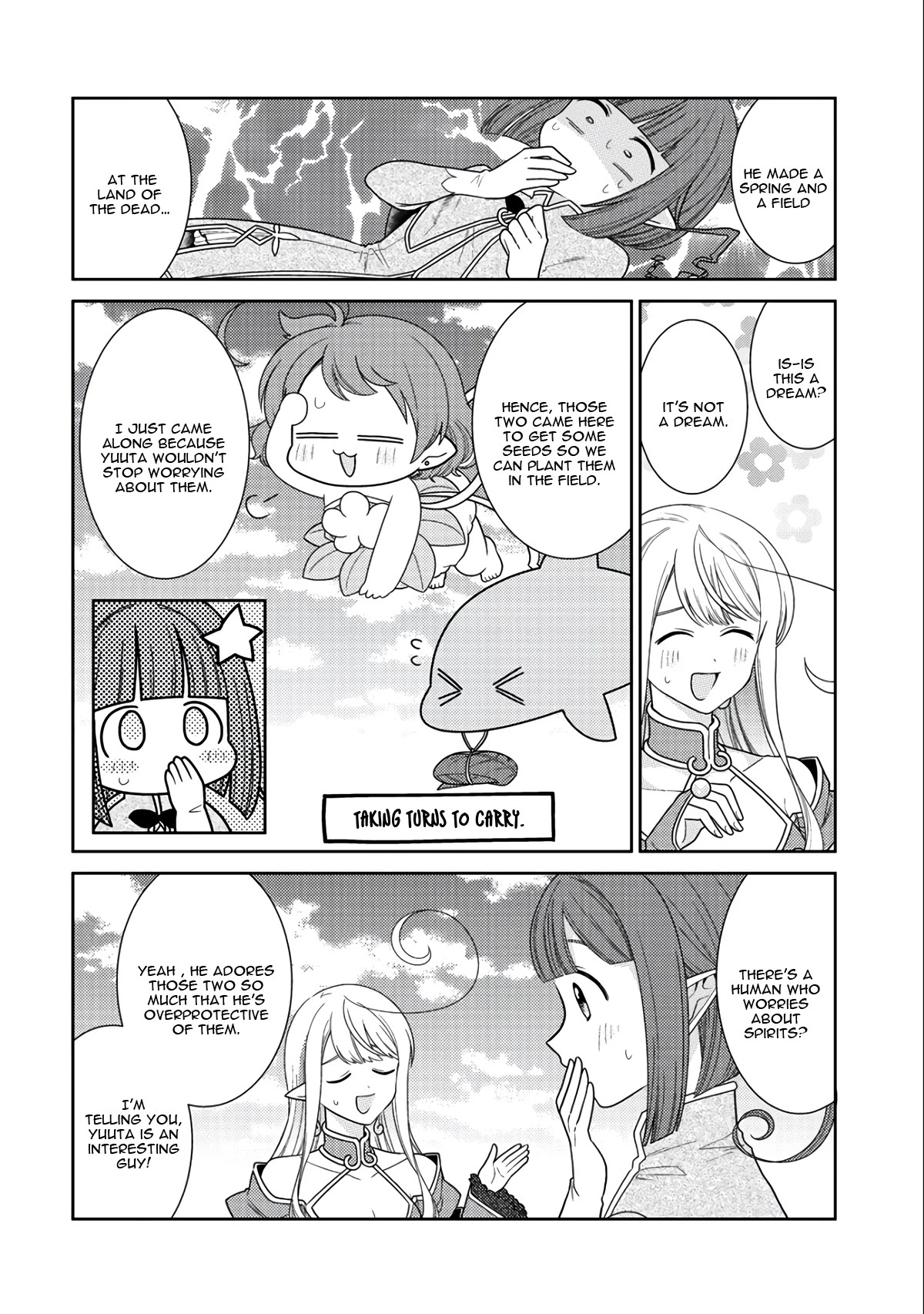 Seirei-tachi no Rakuen to Risou no Isekai Seikatsu Chapter 13 page 23 - Chapter 13