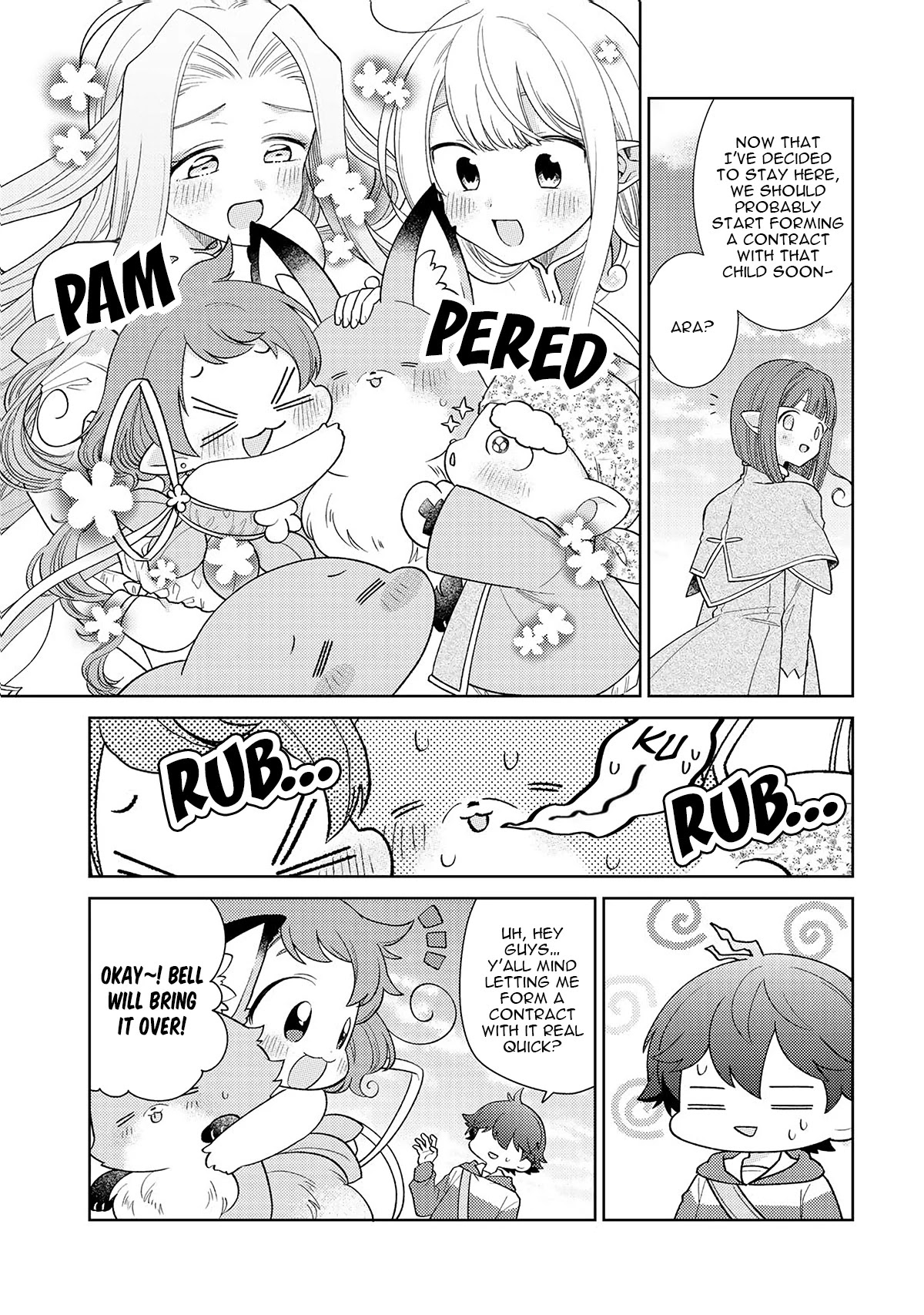 Seirei-tachi no Rakuen to Risou no Isekai Seikatsu Chapter 17 page 8 - Chapter 17