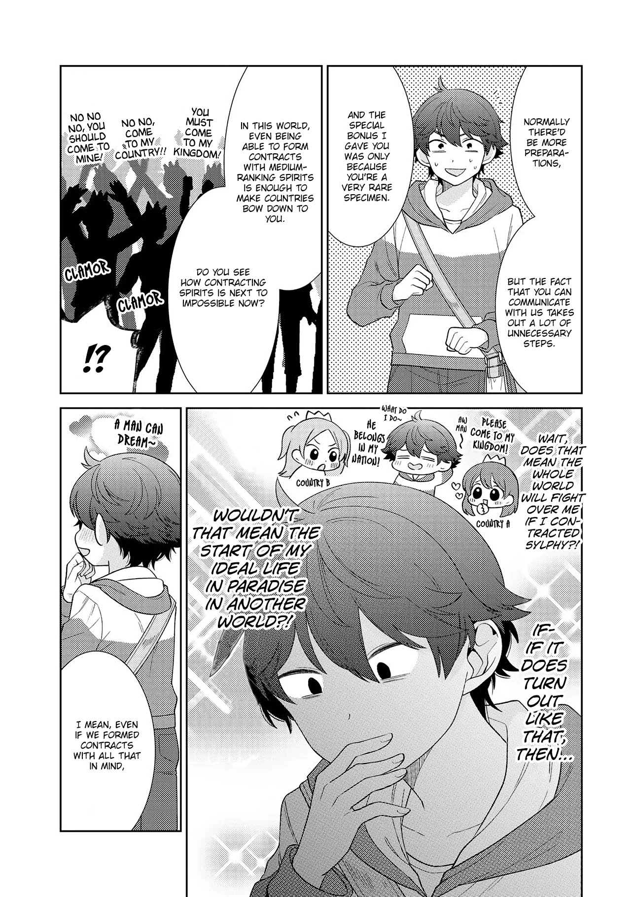 Seirei-tachi no Rakuen to Risou no Isekai Seikatsu Chapter 18 page 6 - Chapter 18