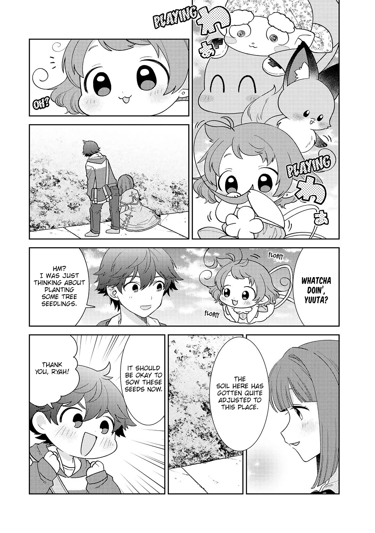 Seirei-tachi no Rakuen to Risou no Isekai Seikatsu Chapter 20 page 3 - Chapter 20