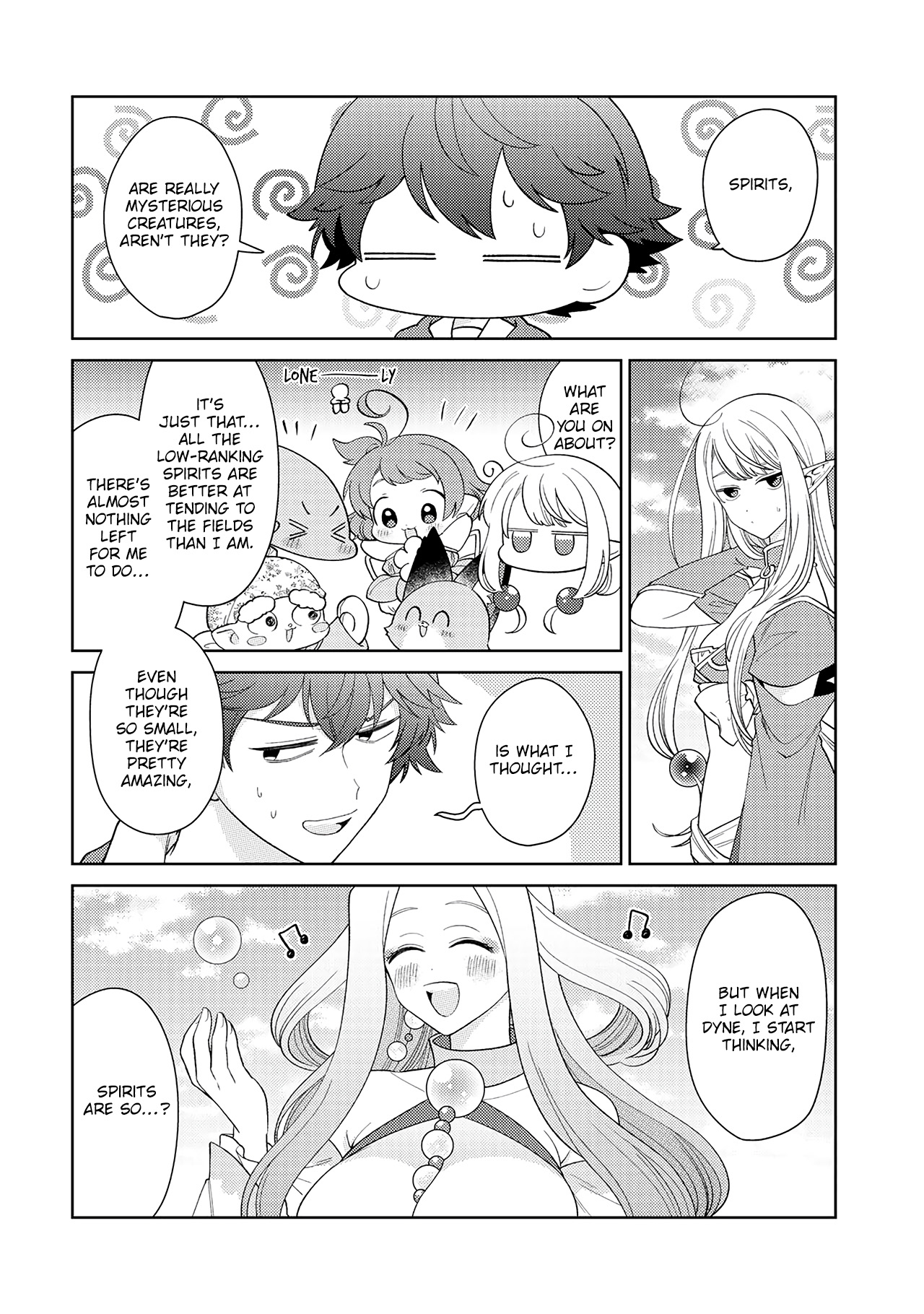 Seirei-tachi no Rakuen to Risou no Isekai Seikatsu Chapter 21 page 3 - Chapter 21
