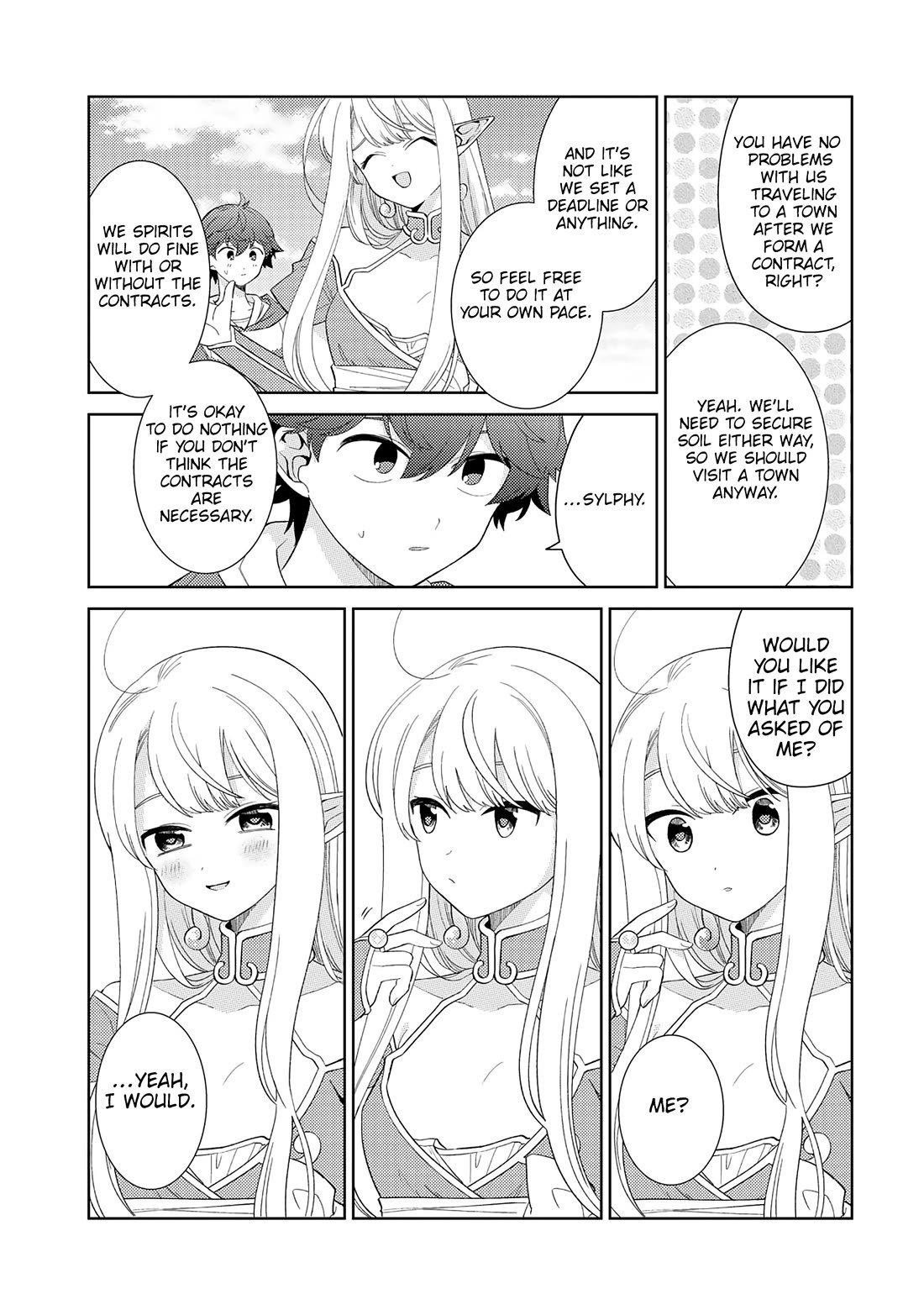 Seirei-tachi no Rakuen to Risou no Isekai Seikatsu Chapter 24 page 10 - Chapter 24
