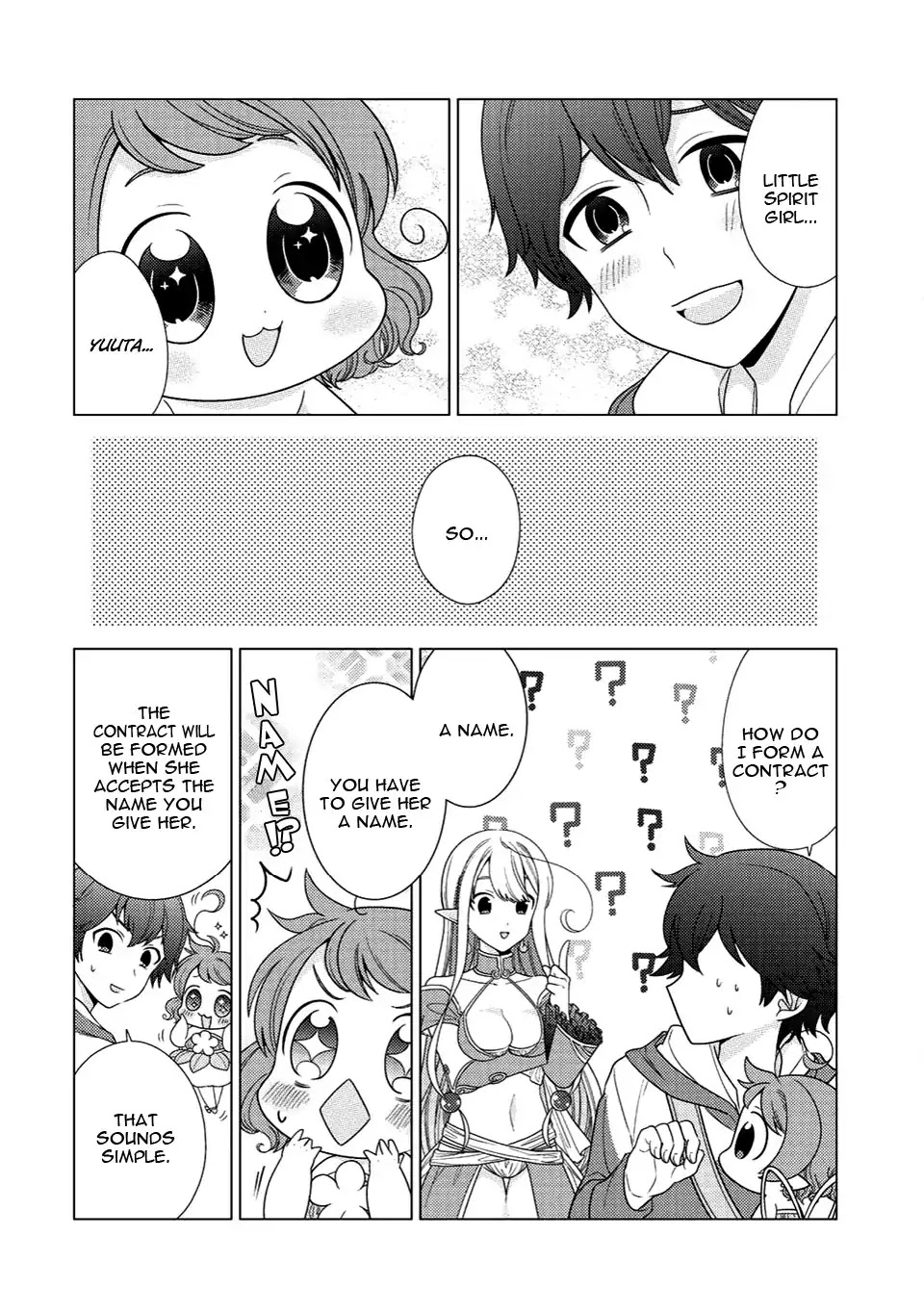 Seirei-tachi no Rakuen to Risou no Isekai Seikatsu Chapter 3 page 5 - Chapter 3