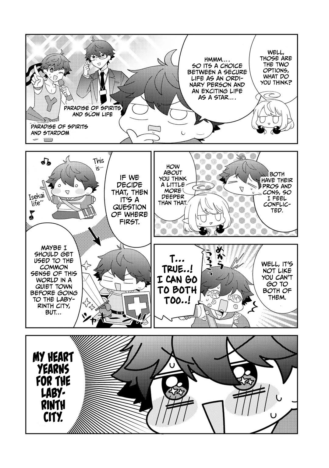 Seirei-tachi no Rakuen to Risou no Isekai Seikatsu Chapter 34 page 10 - Chapter 34