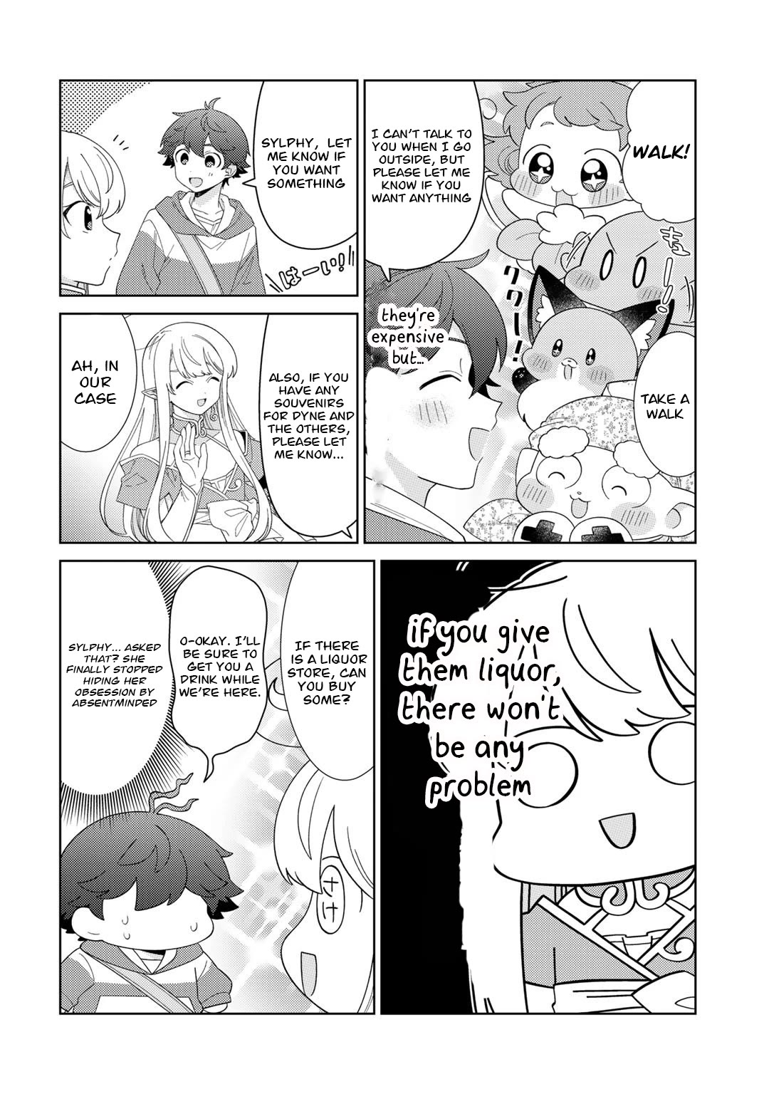 Seirei-tachi no Rakuen to Risou no Isekai Seikatsu Chapter 42 page 14 - Chapter 42