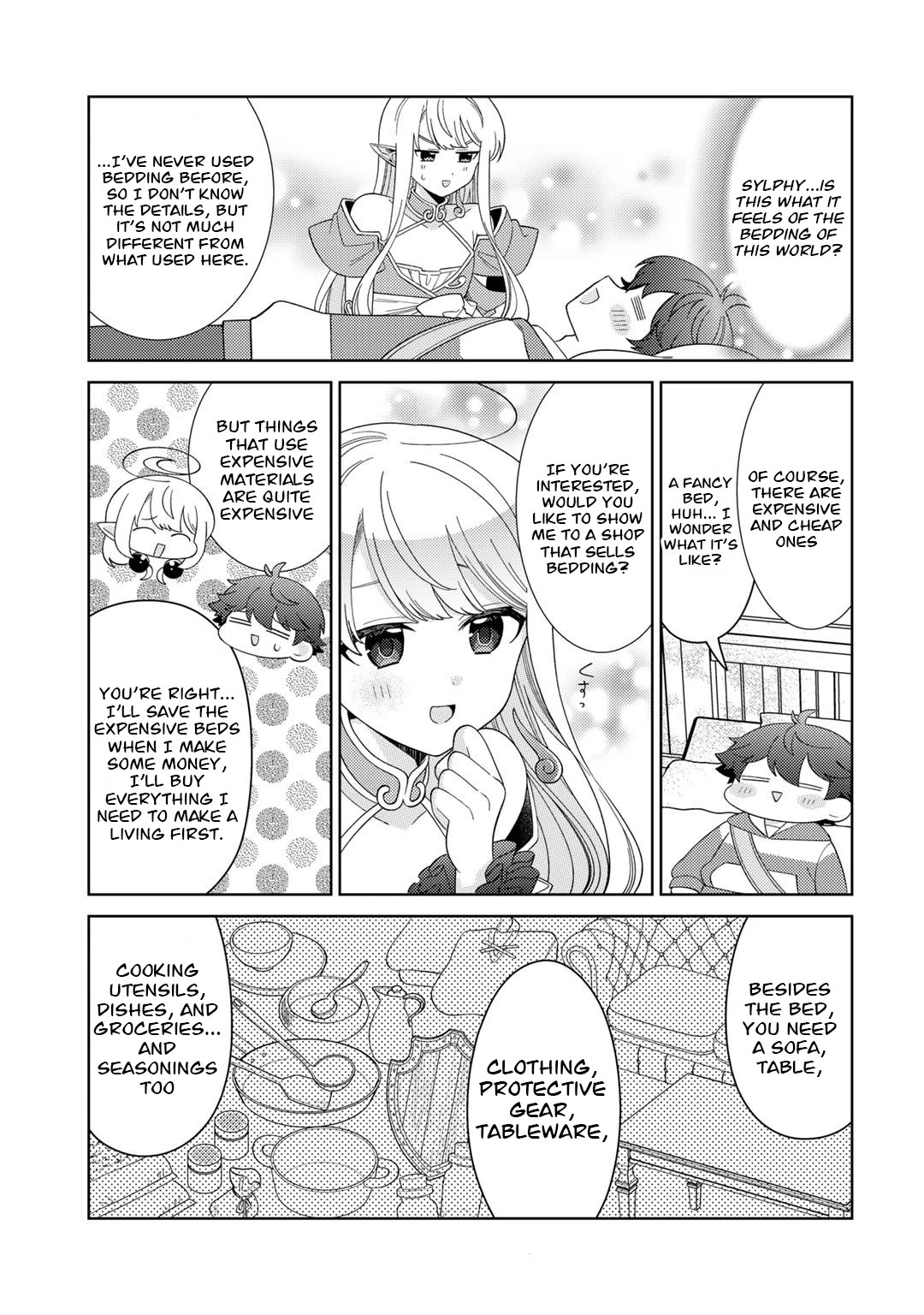 Seirei-tachi no Rakuen to Risou no Isekai Seikatsu Chapter 42 page 9 - Chapter 42