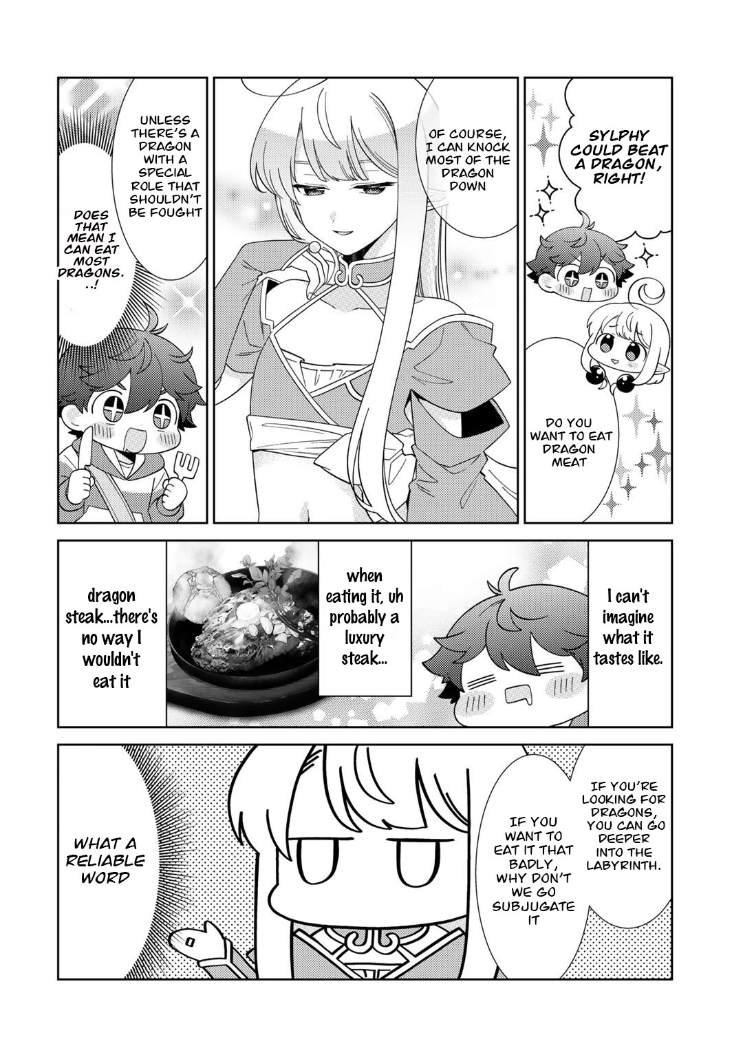 Seirei-tachi no Rakuen to Risou no Isekai Seikatsu Chapter 43 page 12 - Chapter 43