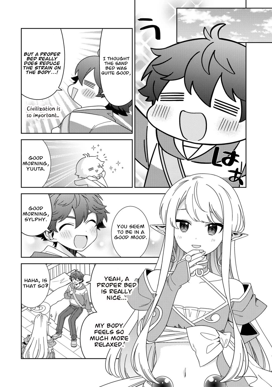 Seirei-tachi no Rakuen to Risou no Isekai Seikatsu Chapter 44 page 6 - Chapter 44