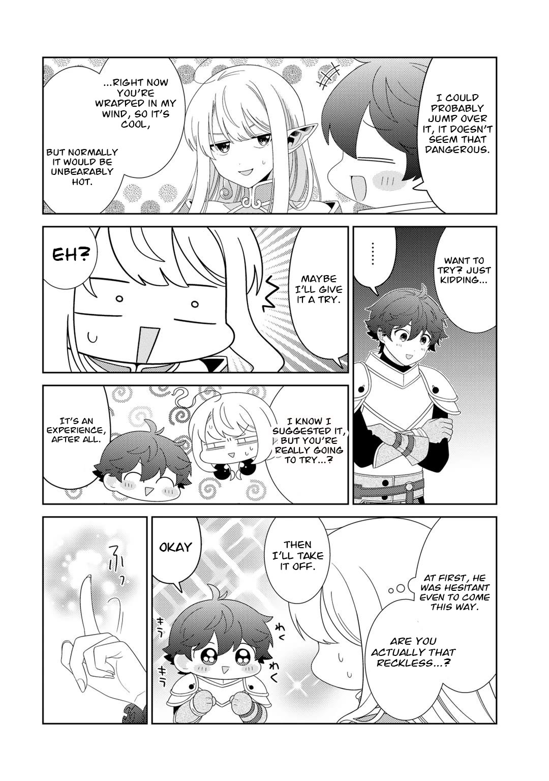 Seirei-tachi no Rakuen to Risou no Isekai Seikatsu Chapter 49 page 14 - Chapter 49