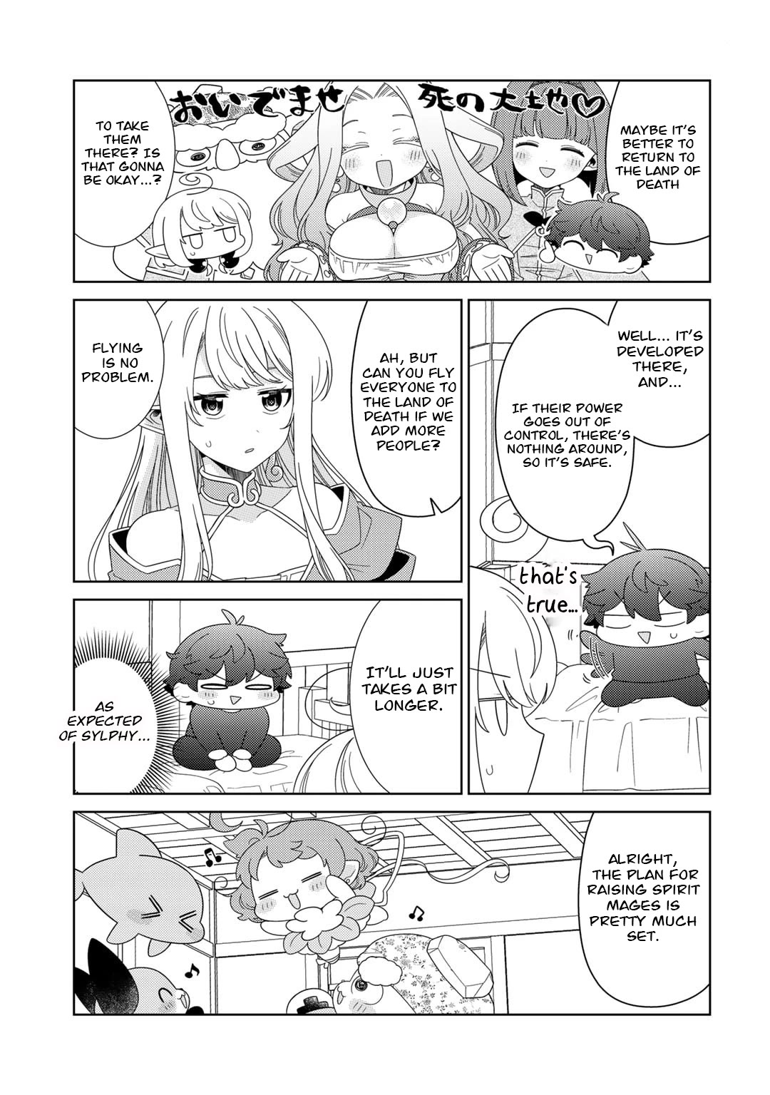 Seirei-tachi no Rakuen to Risou no Isekai Seikatsu Chapter 54 page 5 - Chapter 54