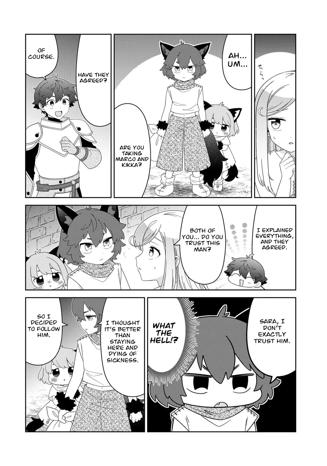 Seirei-tachi no Rakuen to Risou no Isekai Seikatsu Chapter 55 page 14 - Chapter 55