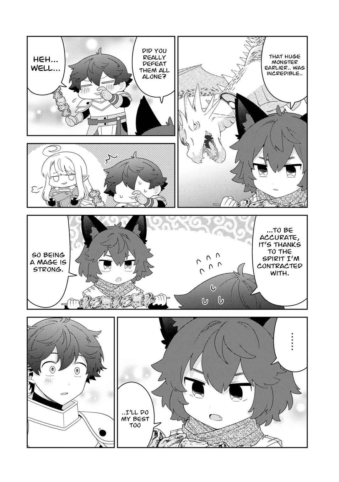 Seirei-tachi no Rakuen to Risou no Isekai Seikatsu Chapter 56 page 14 - Chapter 56