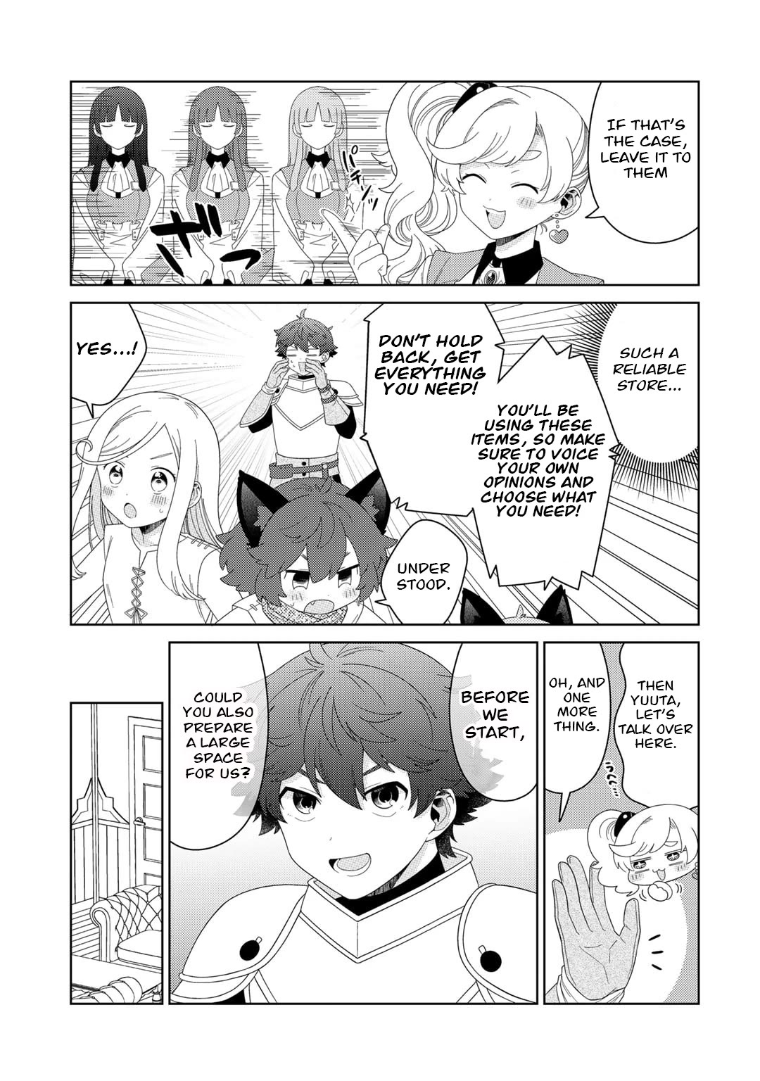 Seirei-tachi no Rakuen to Risou no Isekai Seikatsu Chapter 56 page 3 - Chapter 56