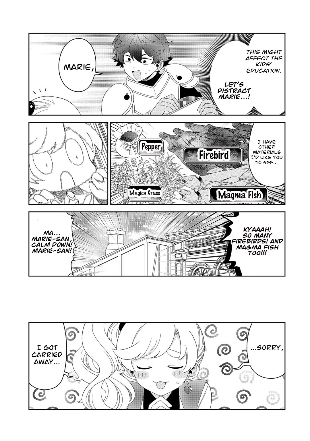 Seirei-tachi no Rakuen to Risou no Isekai Seikatsu Chapter 56 page 9 - Chapter 56