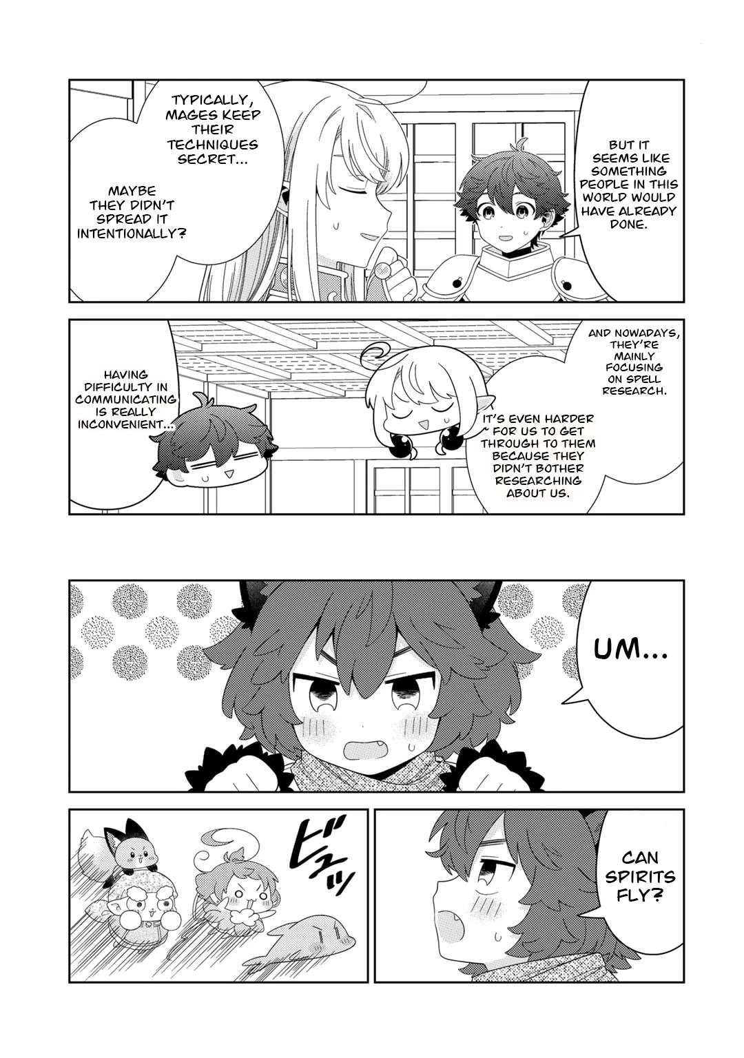 Seirei-tachi no Rakuen to Risou no Isekai Seikatsu Chapter 57 page 12 - Chapter 57