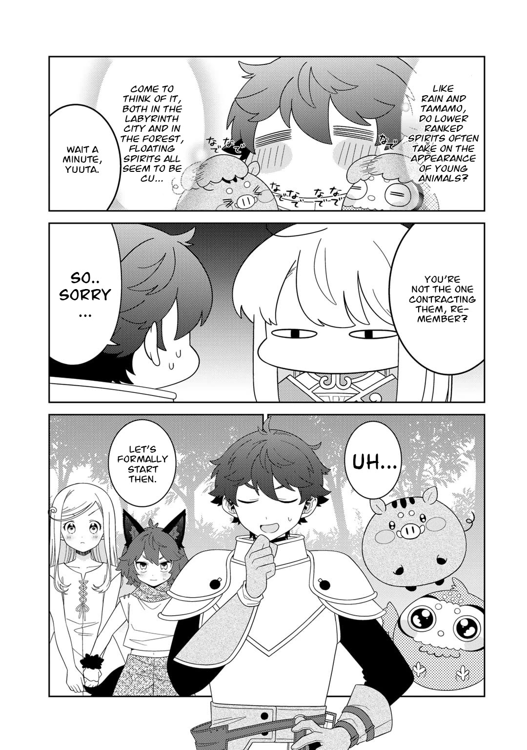 Seirei-tachi no Rakuen to Risou no Isekai Seikatsu Chapter 59 page 4 - Chapter 59